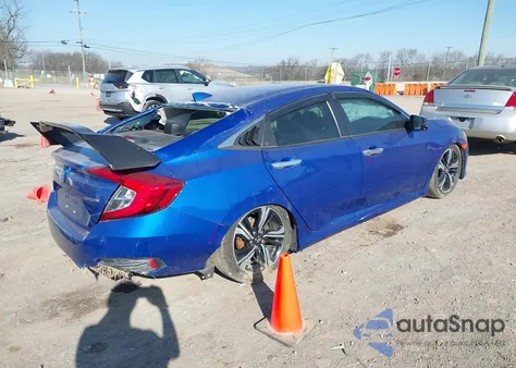 2017 Honda Civic Touring from USA, damaged, VIN 19XFC1F97HE018673